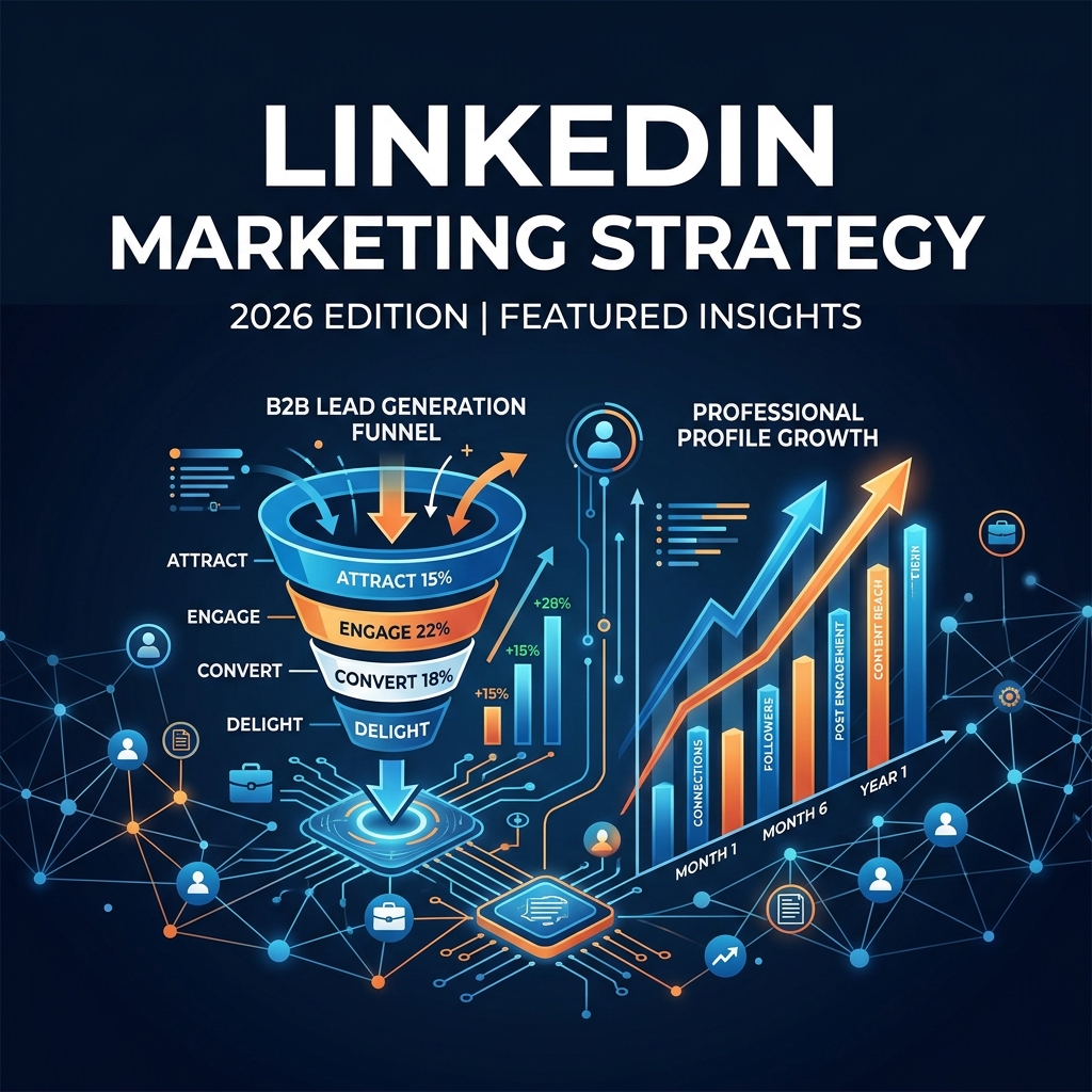 LinkedIn marketing strategy 2026 guide for B2B lead generation by Grothify