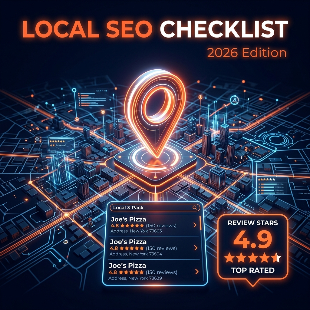 Local SEO checklist 2026 by Grothify — rank #1 on Google Maps and Local 3-Pack