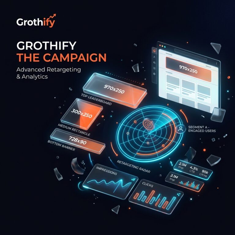 Google Display Network ads design and retargeting guide 2026 by Grothify