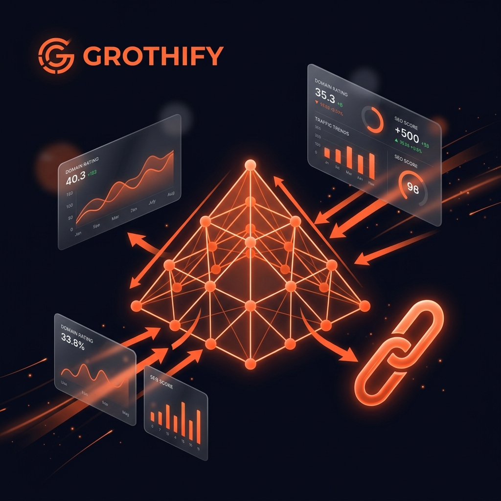 Internal linking strategy for SEO guide 2026 by Grothify